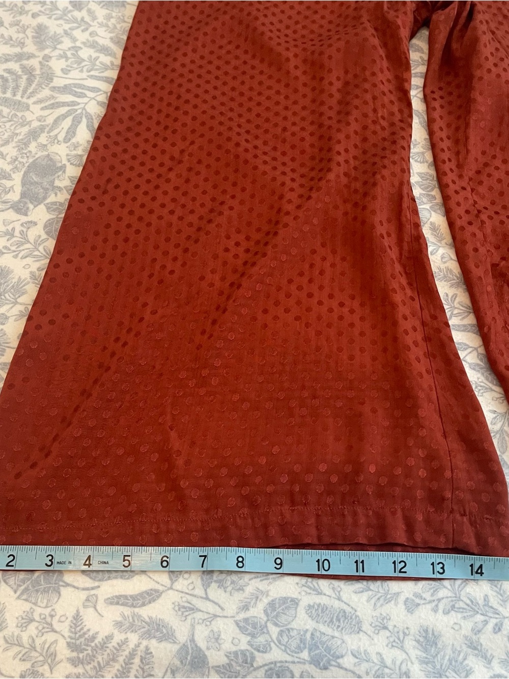Anthropologie Dolan Left Coast Collection Silky Wide Leg Cropped Pants Size S - Picture 9 of 11